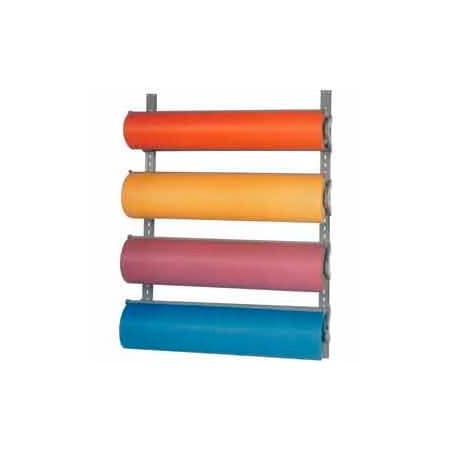 Bulman Products Bulman Products Horizontal Paper Dispenser w/ Cutter, 38-1/4inW x 8-1/2inD x 51inH, Gray T293-36